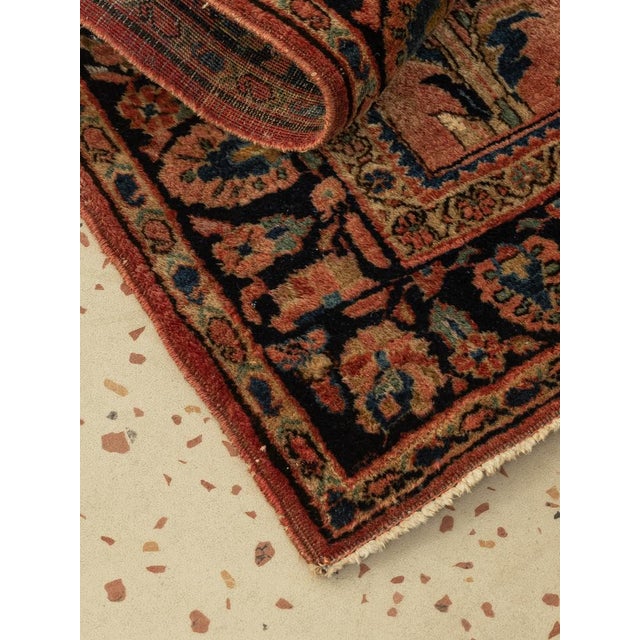 Antique Sarough Rug, 1920s For Sale - Image 11 of 14