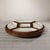 Kenneth Ludwig Chicago Lazy Susan with 5 Condiment Sections