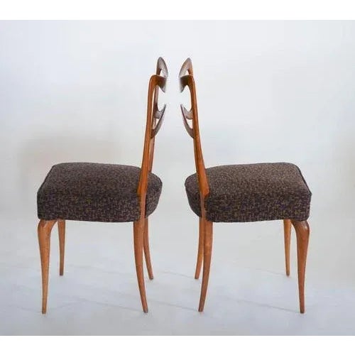 Armonia Walnut Dining Chair by Silvio Piattelli For Sale - Image 9 of 13