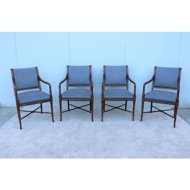 18th C. Southwood Furniture Vintage Mahogany Armchairs Set of 4 Chairish