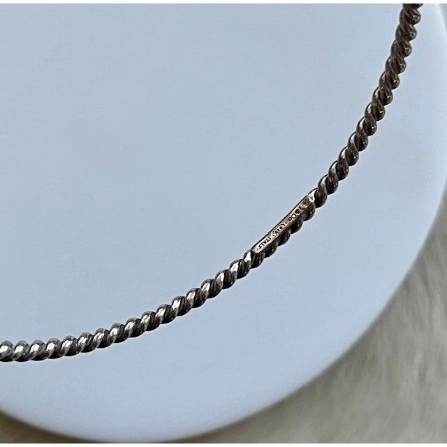 Tiffany & Co. Sterling Silver Twisted Rope Cable Bangle, Discontinued For Sale In Chicago - Image 6 of 6
