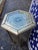 2010s Moroccan Hexagonal Metal Inlaid Side Table For Sale - Image 5 of 7