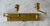 Vintage polished brass adjustable double arm picture or task lighting sconce. Arms extend to 18"depth