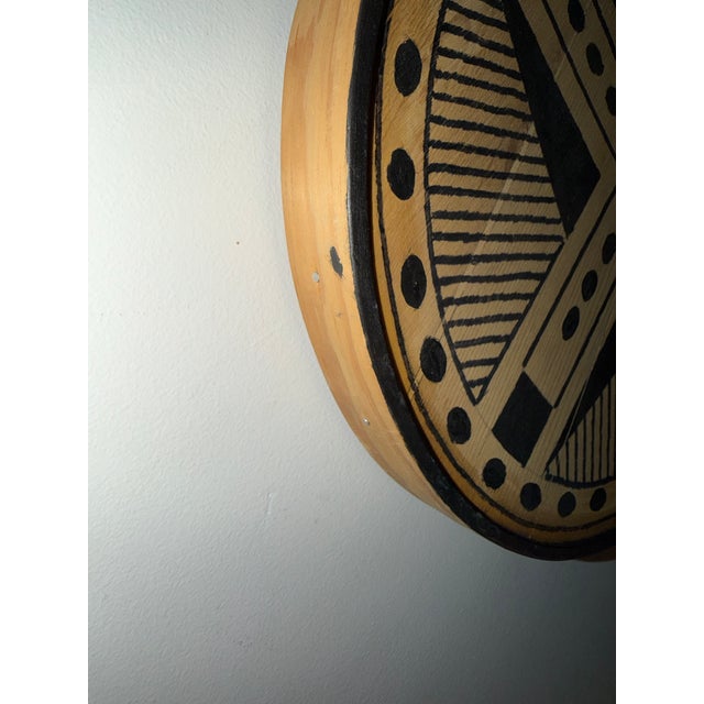 Wood Late 20th Century Extremely Rare Abstract Wall-Mounted Wood Sculpture by Roland Ginzel For Sale - Image 7 of 10