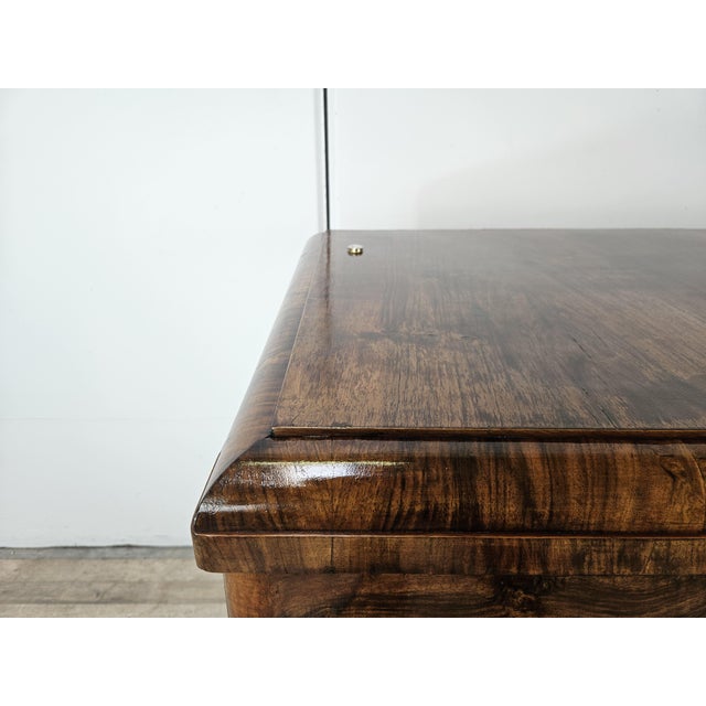 Art Deco Three-Door Walnut Burl Sideboard, 1940 For Sale - Image 4 of 18