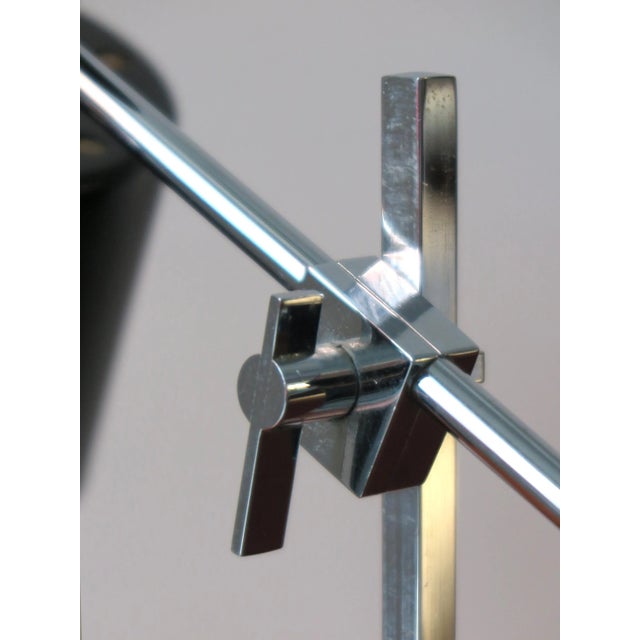 Black Swedish Table Lamp, 1950s For Sale - Image 8 of 12