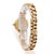 Gold 1990s Cartier Vendome 878999 18k Gold Manual Gadroon Link 26m Watch For Sale - Image 8 of 12