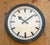 Gray Vintage Industrial Factory Wall Clock from Siemens, 1950s For Sale - Image 8 of 16