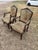 French Country Large 19th Century French Louis XV Solid Walnut Bergere Chair or Armchair- A Pair For Sale - Image 3 of 18