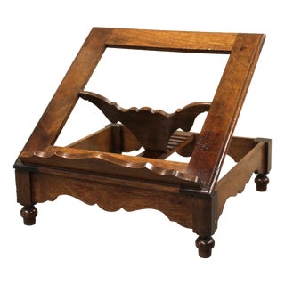 19th Century Italian Table Lectern in Walnut For Sale