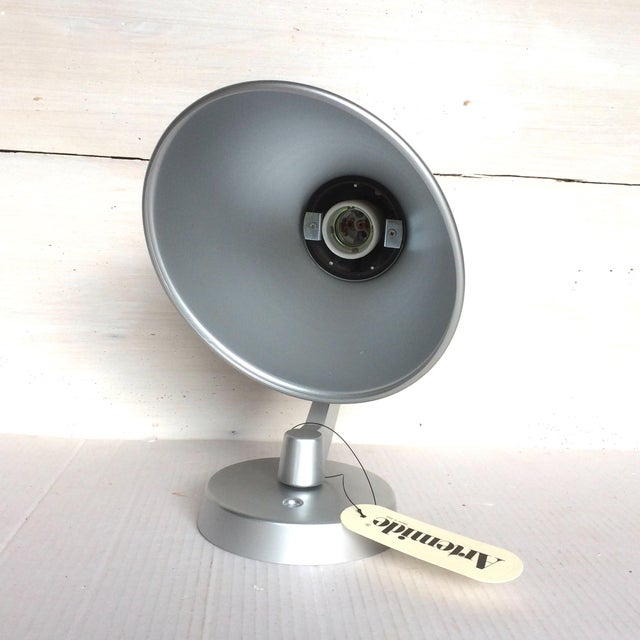 Spy Spotlight in Aluminum by Hannes Wettstein for Artemide, 1980s, in Flawless conditions. Designed 1980 to 1989 This...