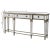 Contemporary Celeste Mirrored Console Table, Silver For Sale - Image 3 of 11