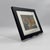 Vintage original tiger painting on woven fabric, featuring a tiger standing among tall grasses in warm shades of ochre,...