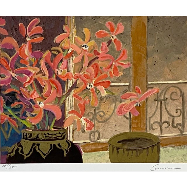 Artist: Ellen Gunn (1951- ) Title: Petite Fleur Suite II Medium: Screenprint Image size: 11 x 14 inches Sheet size: 18 x...