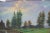 1995 Vintage Realist Landscape Pastel Painting Sailboats Farm by Fleming For Sale - Image 10 of 13