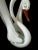 Italian Rare Vintage Seguso Murano Glass Swan Sculpture – Mid-Century Italian Glass Art For Sale - Image 3 of 5