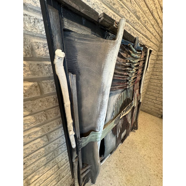 1990s Genesis II Series #2 Mixed Media by Stanley T. Harris For Sale - Image 4 of 6