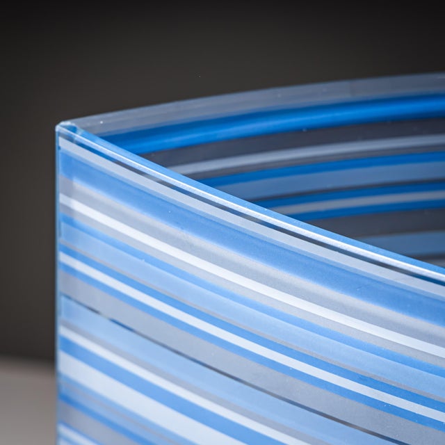 Set of Three Blue Vases by Rosenthal, 20th Century For Sale - Image 10 of 10