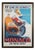 Vintage 20th Century Framed 1957 Monaco Grand Prix Poster by Bernard Minne, 1985 For Sale