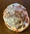 Vintage Italian hand carved scene of ruins in Pompei on a natural conch sea shell. Two ruins and the word Pompeii...