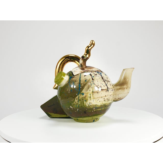 Ceramic Postmodern Pop Art Sculptural Tea Service by Juraj Mahalik for Art4, Slovakia, 1990s, Set of 10 For Sale - Image 7 of 18