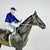 Very rare porcelain figurine Horse and Jockey by Max Hermann Fritz for Fraureuth Kunstabteilung. Made in Germany in the...