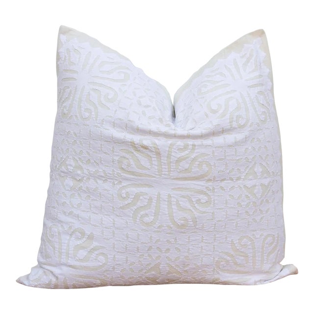 Jarifa Euro Applique Pillow Cover For Sale