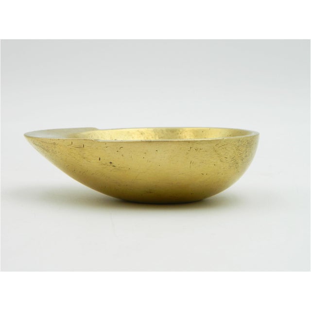 Brass Model 3562 Ashtray by Carl Auböck for Werkstätte Carl Auböck, Vienna, Austria For Sale - Image 5 of 15