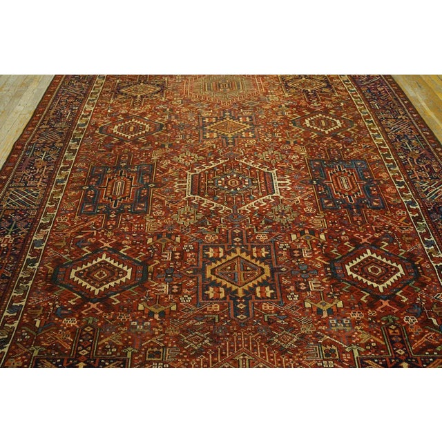 Antique Persian Karajeh Rug 7' 4'' x 16' 0'' For Sale - Image 11 of 12