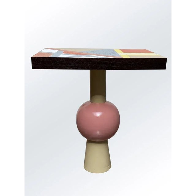 "S7" table by Mascia Meccani, 2019. The table is part of the "Saturn" collection formed by 9 tables. The base is in...