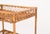 Wood Vintage Italian Rattan and Wicker Serving Bar Cart by Franco Albini, Italy, 1960s For Sale - Image 7 of 15