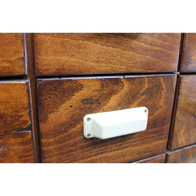 Czechoslovak Industrial Bank Drawer Cabinet, 1940s For Sale - Image 10 of 18