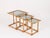 Nesting Tables in Bamboo and Brass, Italy, 1970s, Set of 3 For Sale - Image 3 of 15