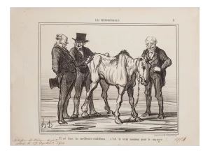 Honore Daumier, It's In the Best Condition, Lithograph, 1856