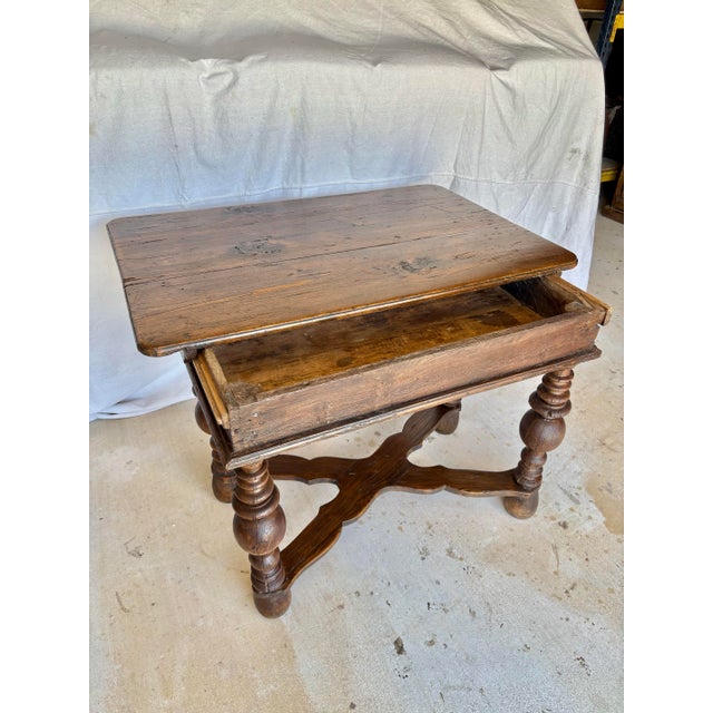 19th Century French Pine Kitchen Work Table For Sale - Image 4 of 12