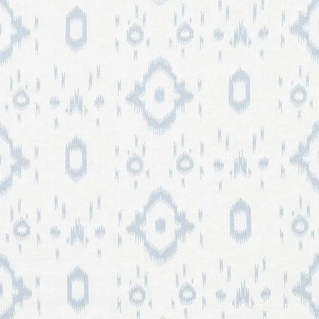 Sample - Schumacher X Veere Grenney Tabitha Fabric in Orpington Blue For Sale