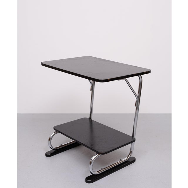 Bauhaus Chrome Tube Tray Table, Germany, 1930s For Sale - Image 6 of 11