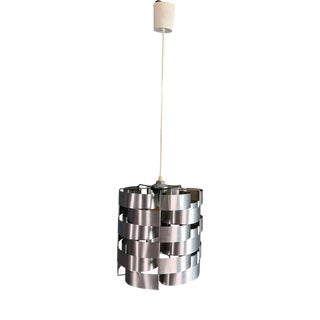 Aluminum Pendant Lamp by Max Sauze, 1970s For Sale