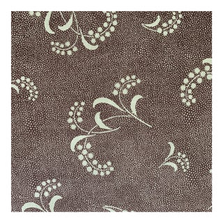 Primatex Mimosa Vine Raisin Linen Fabric- 2 Yards For Sale
