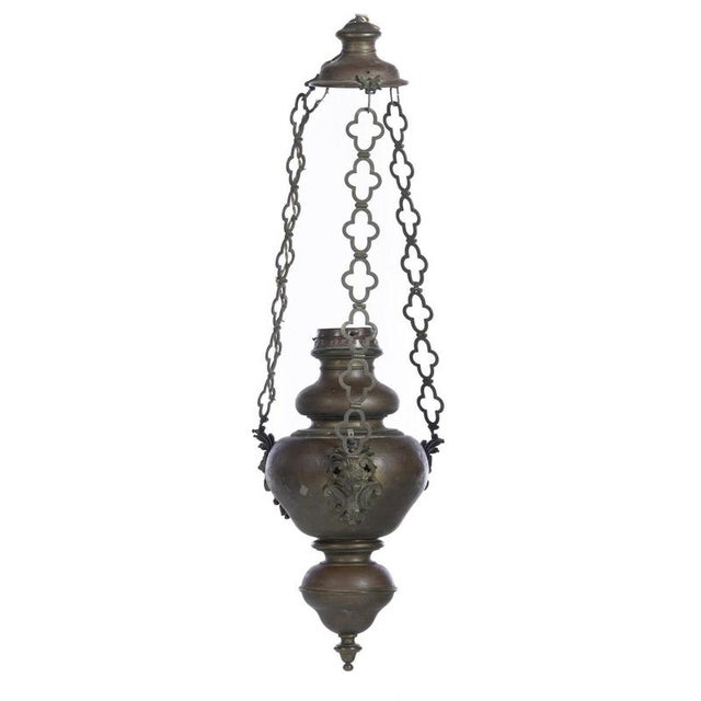 18th Century Hanging Lantern in Copper For Sale - Image 6 of 6
