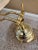 Vintage Wescal Brass Adjustable Table Lamp For Sale - Image 4 of 10