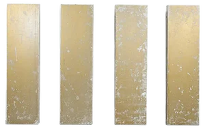 Large Vintage Letter Elements for I, L, U and O, Set of 4