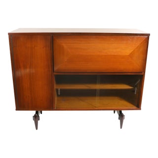 1950s Mid Century Dry Bar After Ponti For Sale