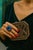 Bochic “Orient” Vintage London Blue Topaz & Orange Sapphire Ring, 18K Gold & Silver For Sale - Image 13 of 15