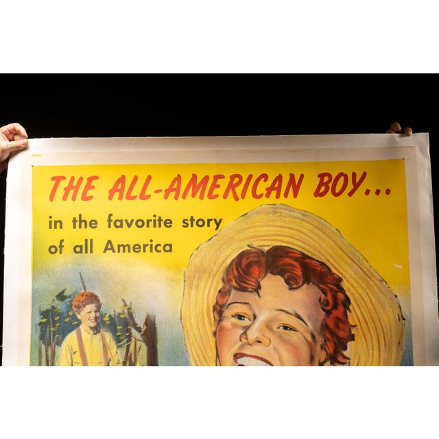 American Original 1938 "Adventures of Tom Sawyer" Matted Poster For Sale - Image 3 of 5