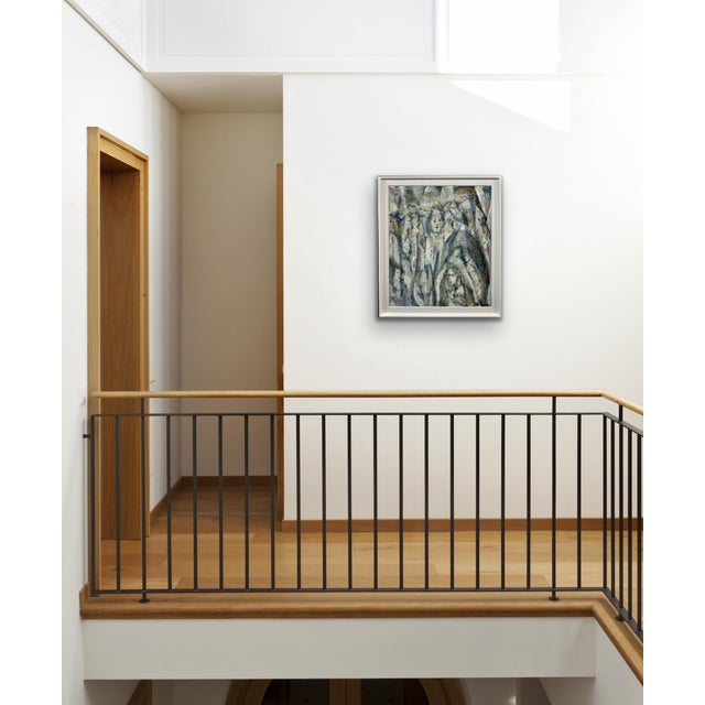 Meryl Watts, Enigma, Oil Painting, 1965, Framed For Sale - Image 12 of 18