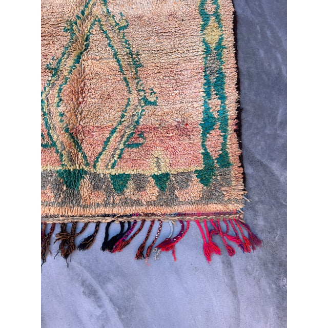 Moroccan Ait Bou Sbaa Vintage Rug 5x8 Ft For Sale - Image 4 of 12