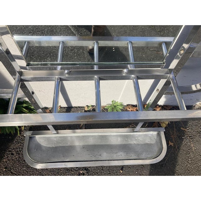 French Art Deco Chrome-Plated Coat Rack, 1930s For Sale - Image 14 of 18