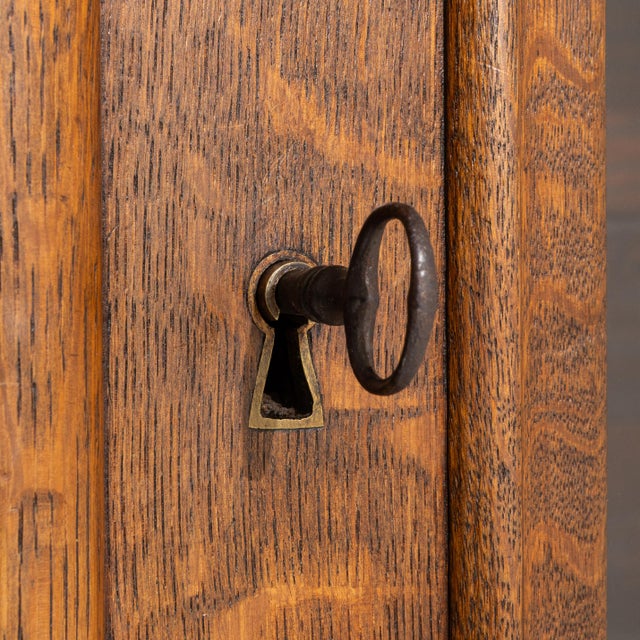 Late 19th Century Oak Louis Philippe Vitrine For Sale - Image 5 of 13