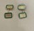 Modern Emerald Cut Shape Green Enamel Cufflinks in 18 Karat Yellow Gold 13 Gm, Men's For Sale - Image 3 of 8